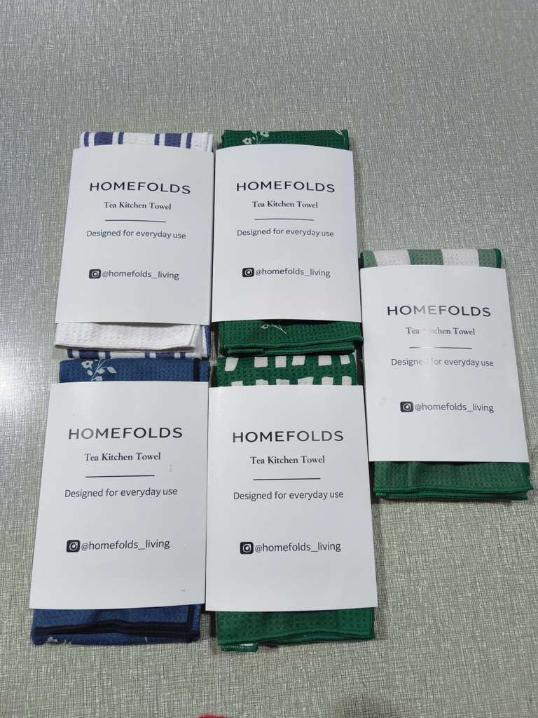 Packaged Homefolds towels